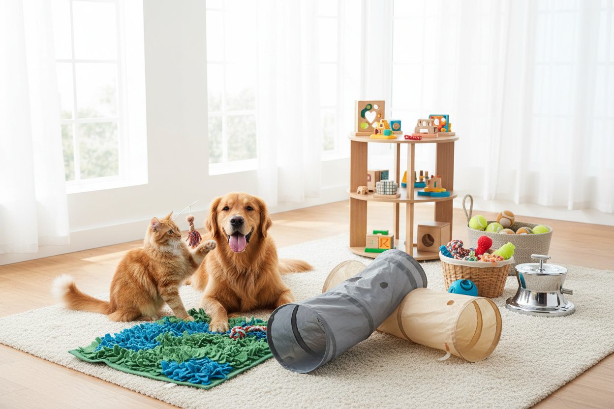 Building a Balanced Pet Enrichment Toy Rotation