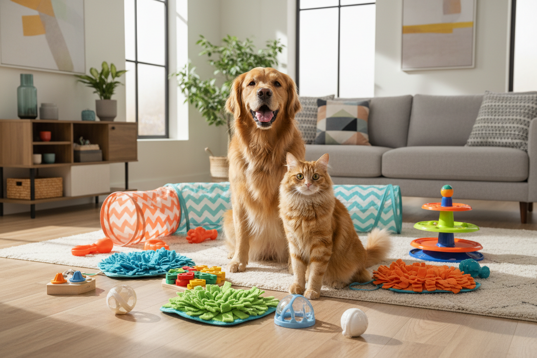 7 Easy Pet Enrichment Ideas to Keep Dogs and Cats Mentally Active