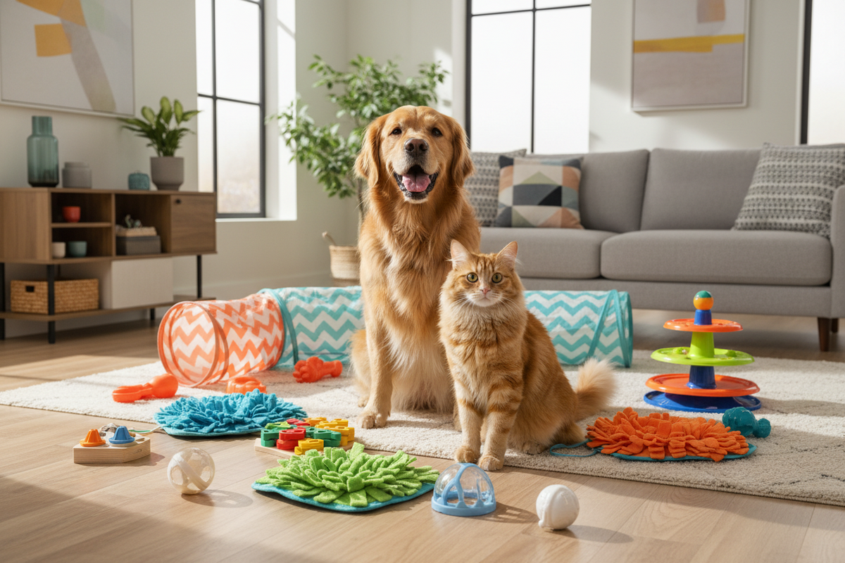 7 Easy Pet Enrichment Ideas to Keep Dogs and Cats Mentally Active