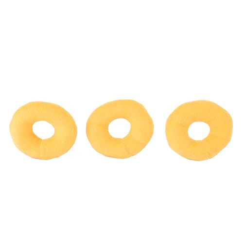 ZippyPaws Burrow Replacement Miniz Enrichment Squeaky Toy - Holiday Donutz - style: Holiday Donutz (3-pack)