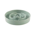 Havniva Ceramic Slow Feeder Dog Bowls, 7.3 in Slow Feeder for Small Breed - color: Light Green