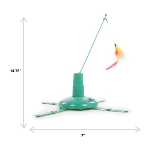 SmartyKat Electronic Motion/Moving Toys for Cats & Kittens, Battery Powered, Mimics Motion of Real Prey, Fun & Interactive Play - Multiple Styles - style: Loco Motion