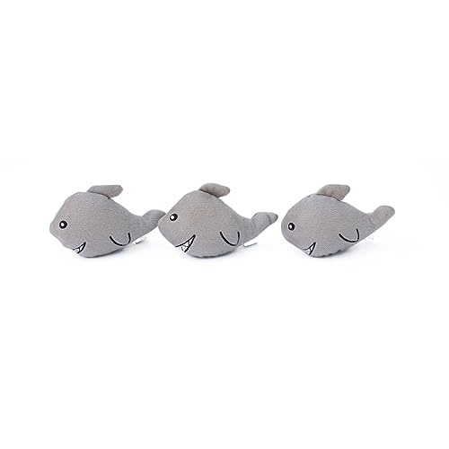 ZippyPaws ZP262 Miniz Sharks Squeak Toy