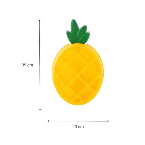 ZippyPaws Happy Bowl Slow Feeder Dog & Puppy Bowl - Pineapple - style: Pineapple