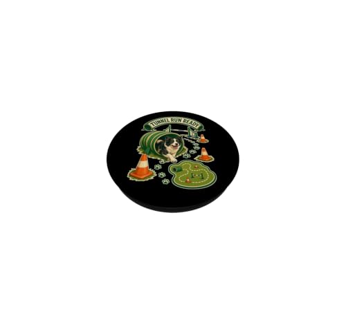 Tunnel Run Ready Dog Agility Cones PopSockets Adhesive PopGrip - style: Adhesive PopGrip
