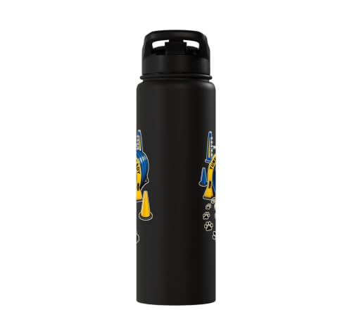 TUNNEL TURN READY Dog Agility Course, Training, Jump Bar Stainless Steel Insulated Water Bottle - color: Black