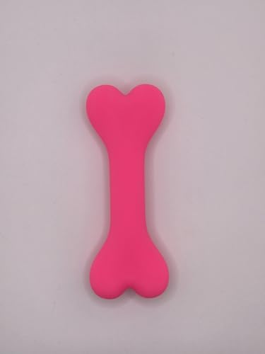 Bone Shaped Soft Silicone Chew Toy – Stress Relief Chew for Adult Humans (Brat Signal Pink (hot Pink - Glows in the Dark)) - color: Brat Signal Pink (hot pink - glows in the dark)