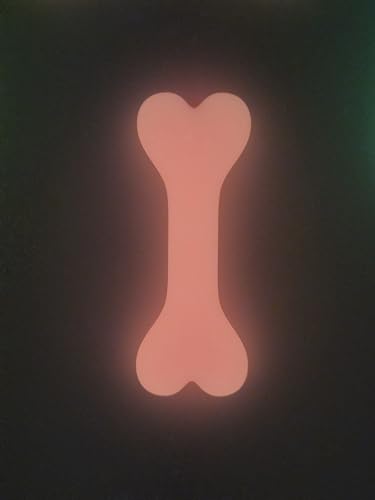 Bone Shaped Soft Silicone Chew Toy – Stress Relief Chew for Adult Humans (Brat Signal Pink (hot Pink - Glows in the Dark)) - color: Brat Signal Pink (hot pink - glows in the dark)