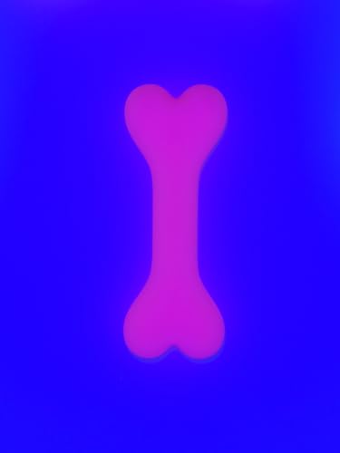 Bone Shaped Soft Silicone Chew Toy – Stress Relief Chew for Adult Humans (Brat Signal Pink (hot Pink - Glows in the Dark)) - color: Brat Signal Pink (hot pink - glows in the dark)