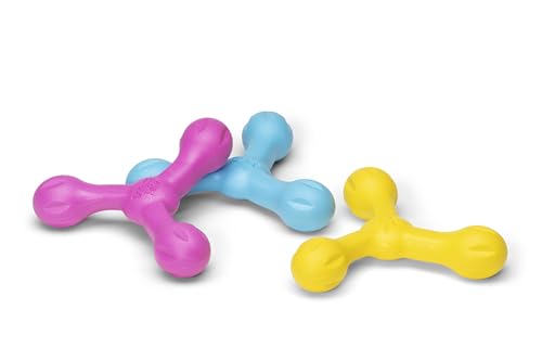 WEST PAW Zogoflex Air Skamp Tug-of-War Stick Dog Chew Toy – Hollow, Squishy Interactive Toy for Dogs, Puppies – for Chewing, Catch, Carry, Fetch, Dishwasher Safe, Latex-Free, Large 8.5", Aqua Blue - color: Aqua Blue