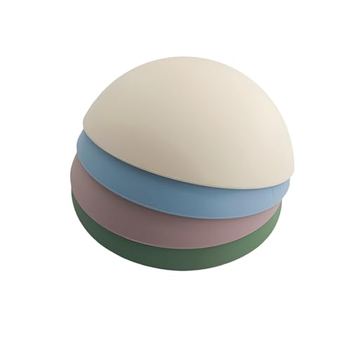 Dog Lick Bowl Slow Feeder for Dogs and Cats (Almond Beige), Silicone Lick Mat Bowl for Slow Eating, Anxiety Relief, Interactive Pet Feeding Dish, Dishwasher Safe - color: begie