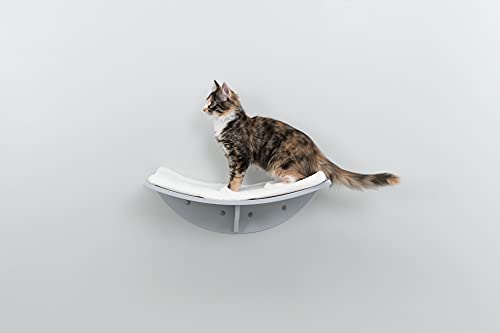 TRIXIE Lea XXL Cat Wall Mount Perch, Shelf, Bed, Lounger, Furniture, Gray - color: Gray, style: Lea XL