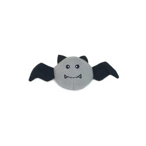 ZippyPaws Burrow Hide & Seek Plush Dog Puzzle - Pumpkin with Bats