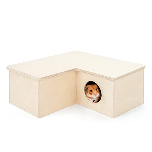 Niteangel Multi-Chamber Hamster House Maze: 1 Entrance 3 Rooms Maze Habitat - size: 3-Room Large