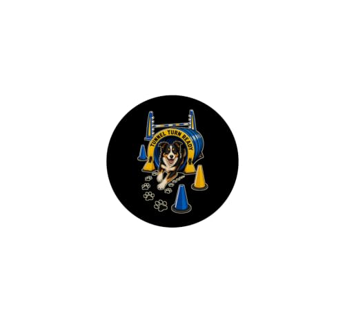 Tunnel Turn Ready Dog Agility Course, Training, Jump Bar PopSockets Adhesive PopGrip - style: Adhesive PopGrip