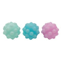 Raymond Geddes Glow in The Dark Pop Ball (Pack of 12) - Colorful Squeeze Balls for Kids – Lamp/Sun Rechargeable Glowing Pop It Balls