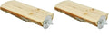 Niteangel Parrot Cage Perch, Wooden Platform for Birds (2 Pack) - size: 2 Pack