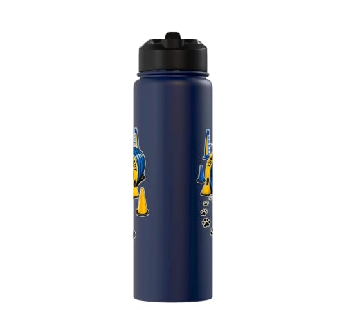 TUNNEL TURN READY Dog Agility Course, Training, Jump Bar Stainless Steel Insulated Water Bottle - color: Navy Blue
