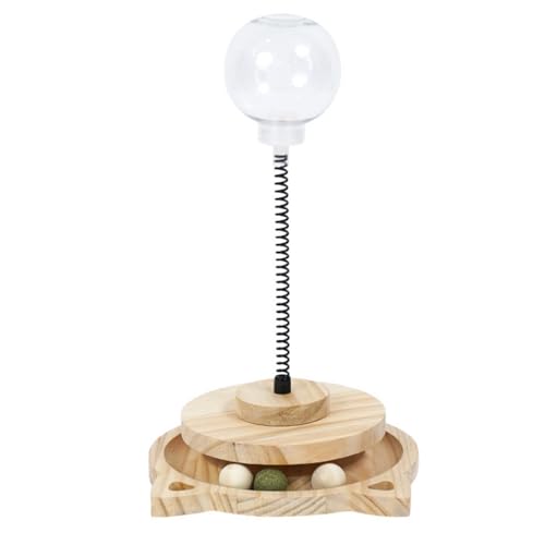 Cat Treat Ball Play Treat Dispenser Toy Catnip Roller Cats Slow Food Toy