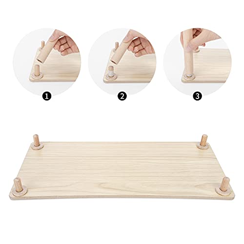 Niteangel Hamster Play Wooden Platform: Rectange - 7" L x 15.7" W - 7" H - size: Rectangle - 7" Height