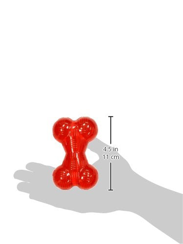 SPOT Play Strong Bone- Durable TPR Long Lasting Dog Chew for Aggressive Chewers, Hole for Treats, Virtually Indestructible Toy for Small and Medium Dogs & Puppies - 4.5 inch - size: Small