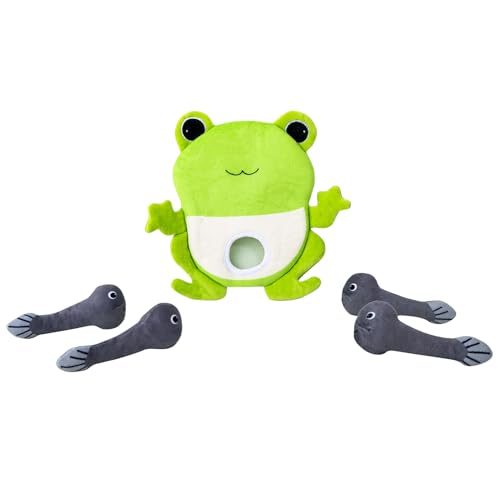 Hollypet Squeaky Hide and Seek Dog Toys for Small and Medium Dogs, Frog - style: Frog