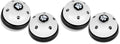 JEXCULL Pet Training Bells, 4 Pack Dogs Bell for Door Potty Training and to Ring to Go Outside Communication Device Dog AgilityTraining Equipment Interactive Toys (White) - size: Small (Pack of 2)