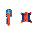Chuckit! Amphibious Dog Toys Bundle - Bumper Fetch Toy (Medium) + Flying Squirrel Fetch Toy (Medium)