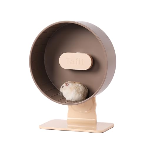 Super‑Silent Hamster Exercise Wheel – 8.66‑inch Quiet Running Spinner - color: Nut Brown, size: 8.7inch