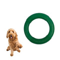 Green Sheep Natural Rubber Ring Dog Chew Toy, Durable Chew Toys for Small to Large Dogs, Tough Dog Toys for Medium & Big Dogs, Puppy Teething Toys - color: Green Ring