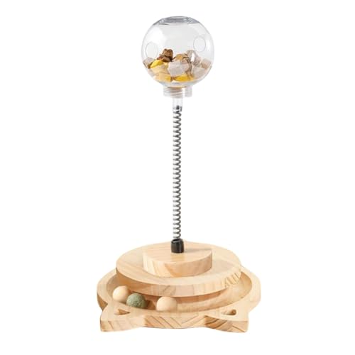 Cat Treat Ball Play Treat Dispenser Toy Catnip Roller Cats Slow Food Toy