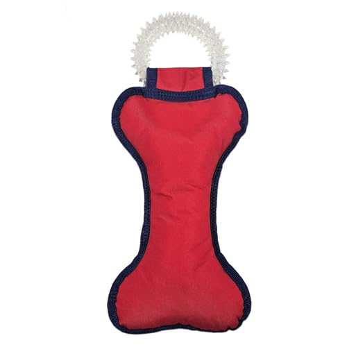 Pets First NCAA University of Arizona Wildcats Dental Dog TUG Toy with Squeaker. Tough PET Toy for Healthy Fun, Teething & Cleaning Pets Teeth & Gum - color: Arizona Wildcats