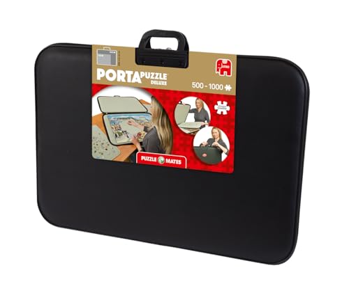 Jumbo, Puzzle Mates, Portapuzzle Deluxe - Standard 1,000 Piece Jigsaw Storage Board Case, Jigsaw Puzzle Accessories, 500-1000 Piece Puzzle Storage