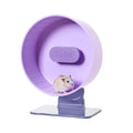 Super‑Silent Hamster Exercise Wheel – 8.66‑inch Quiet Running Spinner - color: Taro Purple, size: 8.7inch