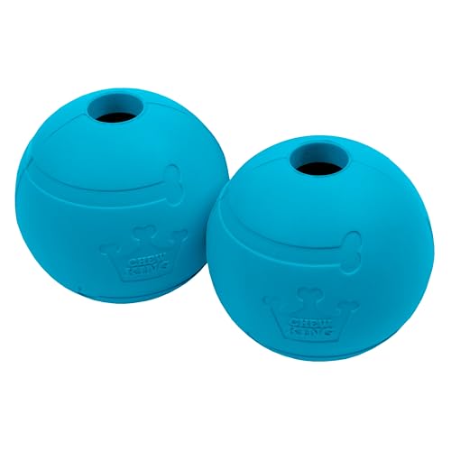 Chew King Flavored Rubber Ball Collection, 4 Inch Peanut Butter Flavor Rubber Balls 2-Pk - color: G) 4" 2-Pack (Peanut Butter)