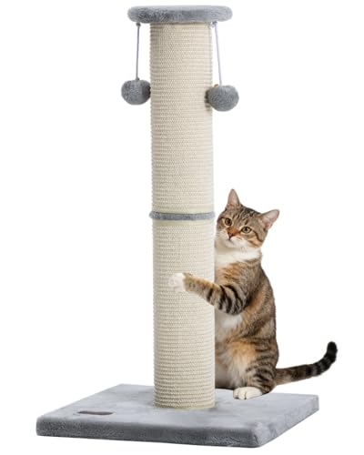 34" Cat Scratching Post with Replaceable Sisal Scratcher