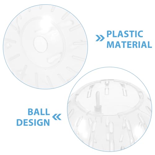 ULTECHNOVO Chinchilla Mini Toy Running Ball for Hamster Rat Running Wheel Exercise Ball Dwarf Hamster ning Small Pet About Toys Small Pet ning Cage Guinea Pig - size: 1pcs