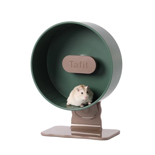 Super‑Silent Hamster Exercise Wheel – 8.66‑inch Quiet Running Spinner - color: Avocado Green, size: 8.7inch