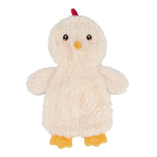 Best Pet Supplies Interactive Squeaky Dog Toy - Baby Chicken, Cream - color: Crinkle Chicken (Cream), size: Large