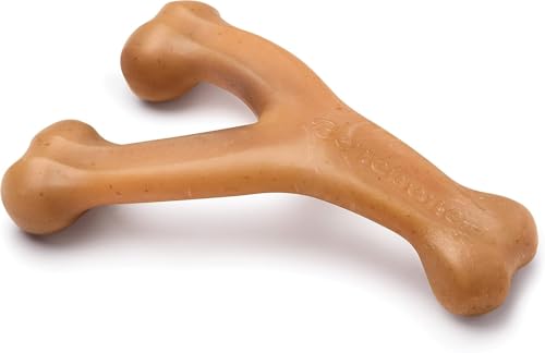 Benebone Wishbone Dog Chew Toy for Aggressive Chewers, Large, Real Chicken - size: Large