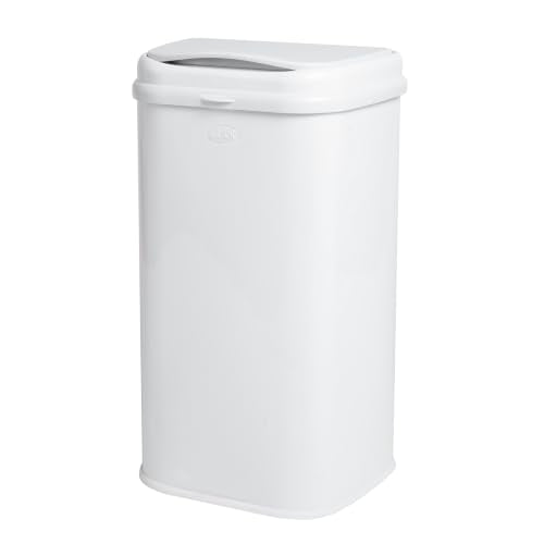 Ubbi Stainless Steel Venti Diaper Pail, No Special Bag, Odor-Locking, White - color: Venti White