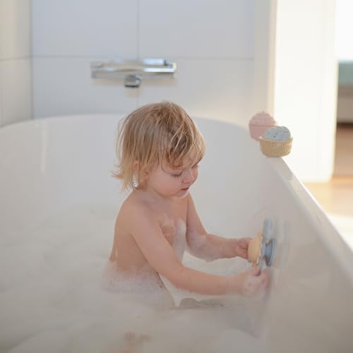 mushie Sunshine Suction Spinner Toy | Toddler Sensory Toys for Bath & Play - style: Sunshine