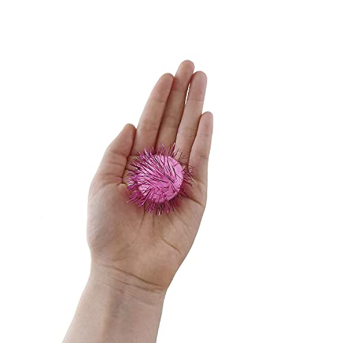 1.8Inch Assorted Color Flash Balls Cats Toy Balls for Cats Play 100 Pcs - size: 1.8 Inch (Pack of 100)
