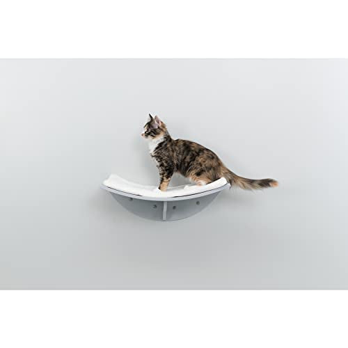 TRIXIE Lea XXL Cat Wall Mount Perch, Shelf, Bed, Lounger, Furniture, Gray - color: Gray, style: Lea XL