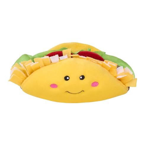 ZippyPaws NomNomz Dog Squeaky Toys to Keep Them Busy, Pet Products - Taco - color: Taco