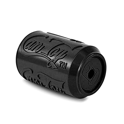 SodaPup Magnum Soda Can – Dog Treat Dispenser & Chew Toy Made in USA from Our Most Durable Non-Toxic, Pet-Safe, Food Safe Natural Rubber for Mental Stimulation, Problem Chewing, Calm Nerves, & More - color: Black Magnum Can Toy, size: Medium