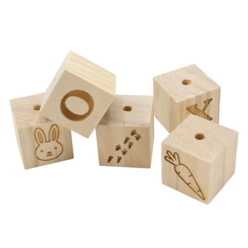 Oxbow Ox Blocks, Rabbit & Guinea Pig Toy, Bunny Enrichment Chew Toy