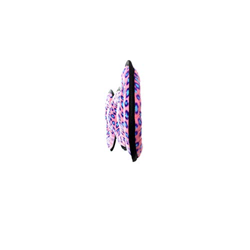 TUFFY® 2 Pack Ultimate 3WayTug Ultra Durable Plush Dog Toys - color: 2PK Pink Leopard 3Way Tug