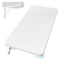 Neoaider Upgrade Wall Mounted Folding Table 31.5”L x 15.7”W, White - color: White, size: 31.5" x 15.7"