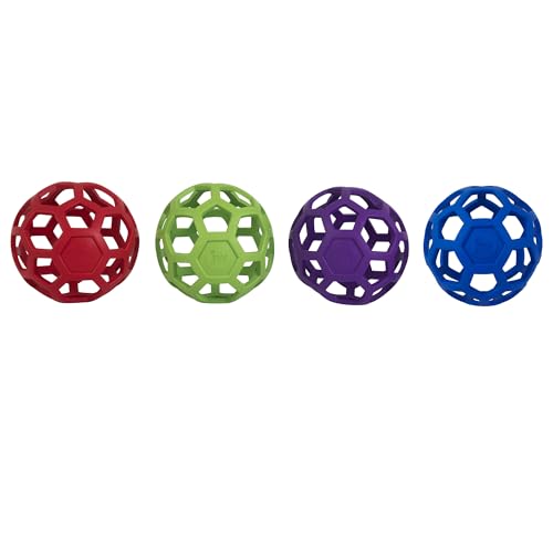 JW Pet HOL-ee Roller Dog Puzzle Ball, XL 7.5in, Natural Rubber